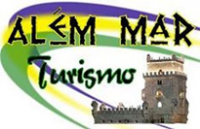 Logotipo de Além Mar Turismo, de Marina Furtado Dias