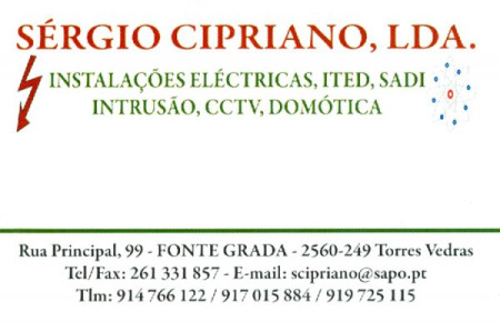 Logotipo de Sérgio Cipriano - Instalações Eléctricas Lda