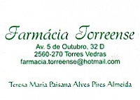 Logotipo de Farmácia Torreense, de Perdigão, Valente & Perdigão, Lda