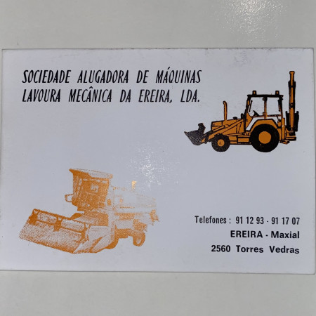 Logotipo de Sociedade Alugadora de máquinas Lavoura Mecânica da Ereira, Lda