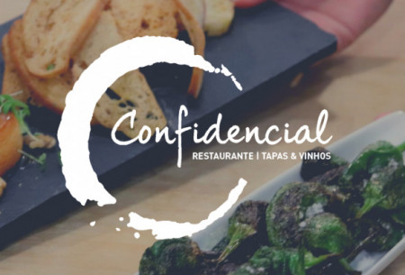 Logotipo de Confidencial Restaurante | Tapas & Vinhos, de Diogo André Roque Carvalho