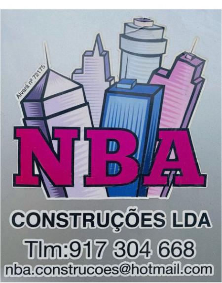 Logotipo de NBA - Construções, Lda