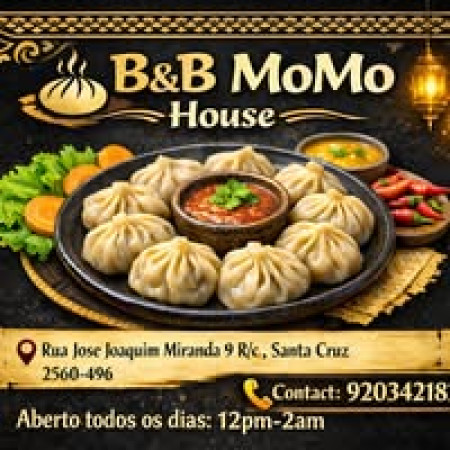 Logotipo de B&B Momo House, de Bínita Dhungana Wagle
