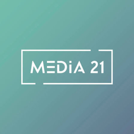 Logotipo de Media 21 - Comunicação, Unipessoal Lda