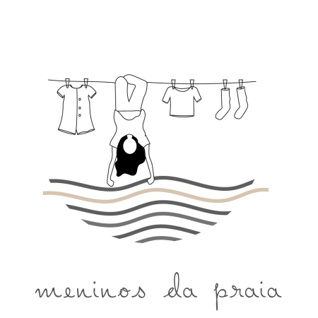 Logotipo de Meninos da Praia, de Beatriz dos Santos Tubarão