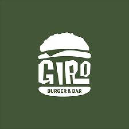 Logotipo de Giro Burger Bar, de Luciana Machado Moura