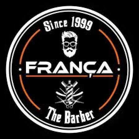 Logotipo de França The Barber, de Francisco de Melo França